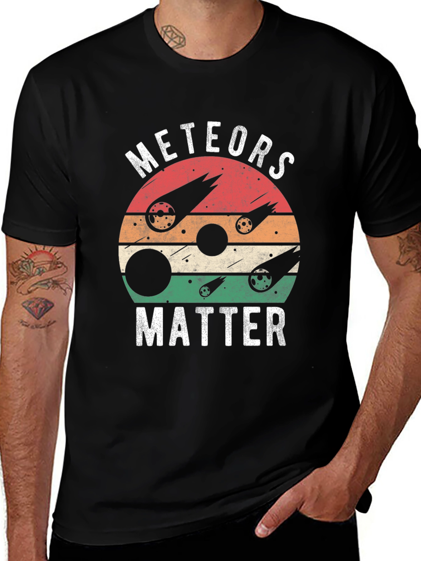 Meteors Matter Graphic Tee - Space & Science T-Shirt
