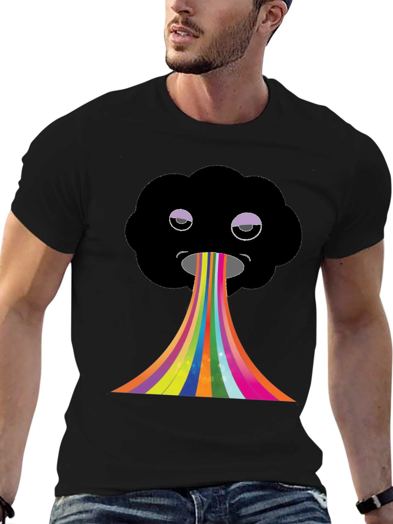 Rainbow Cloud Graphic Tee