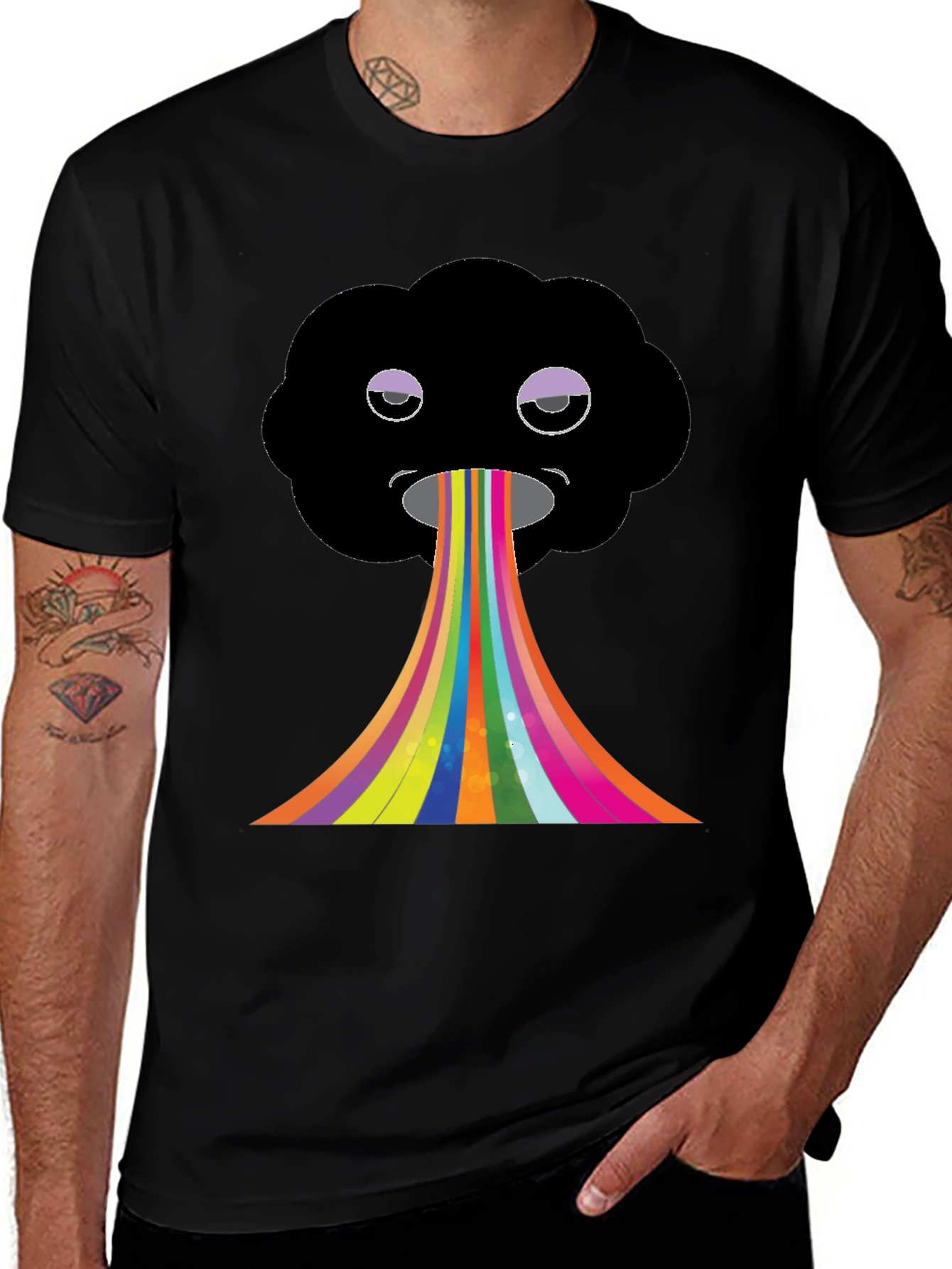 Rainbow Cloud Graphic Tee