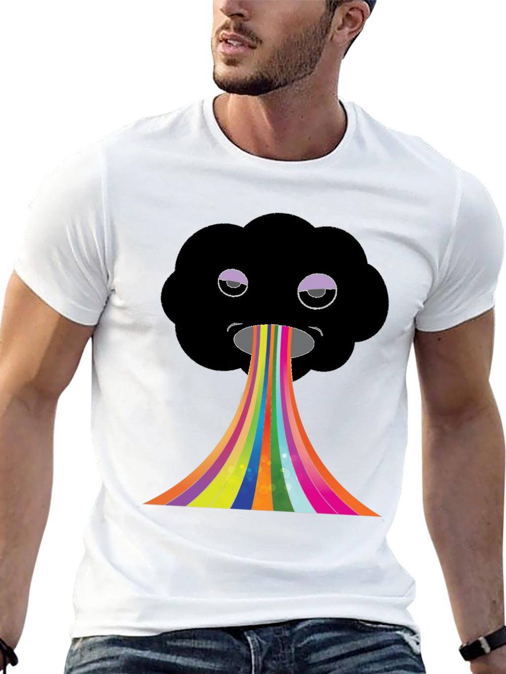 Rainbow Cloud Graphic Tee