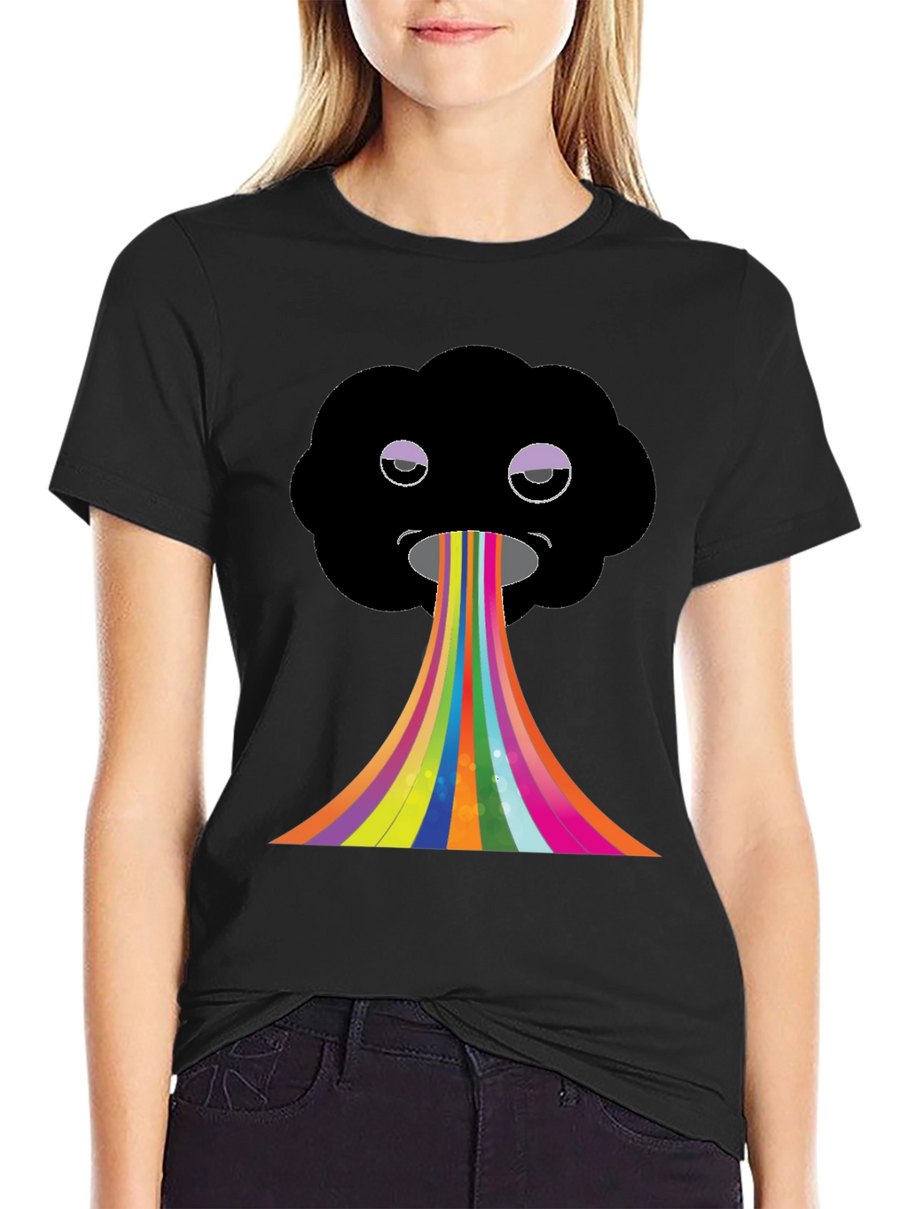 Rainbow Cloud Graphic Tee