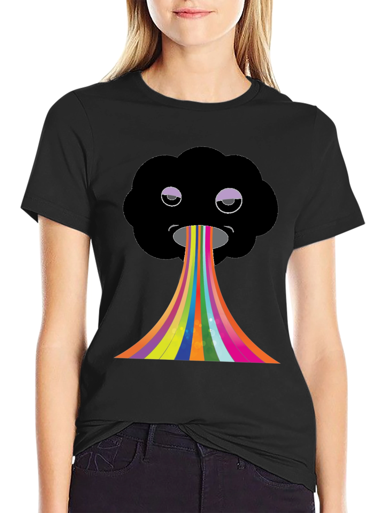 Rainbow Cloud Graphic Tee