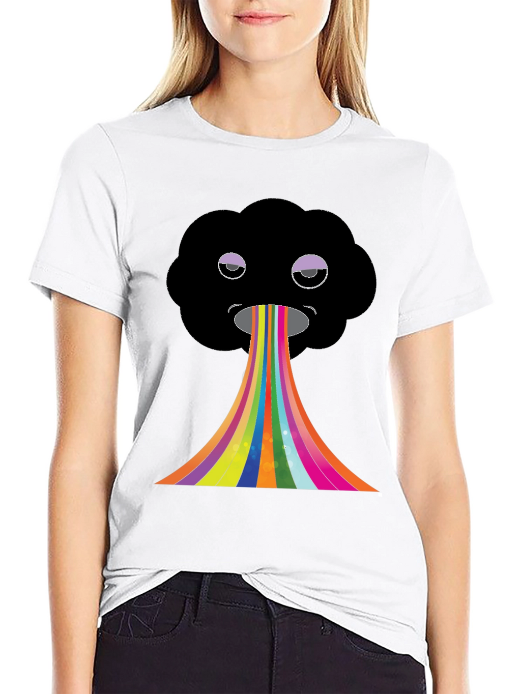 Rainbow Cloud Graphic Tee