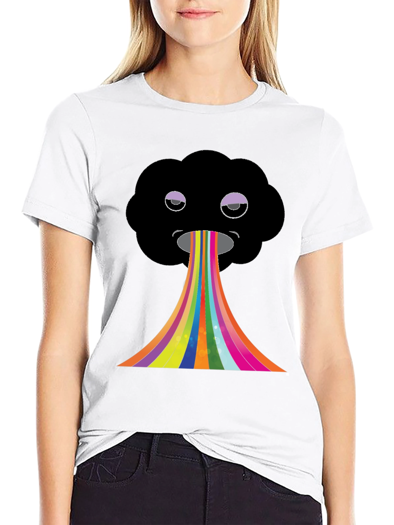 Rainbow Cloud Graphic Tee