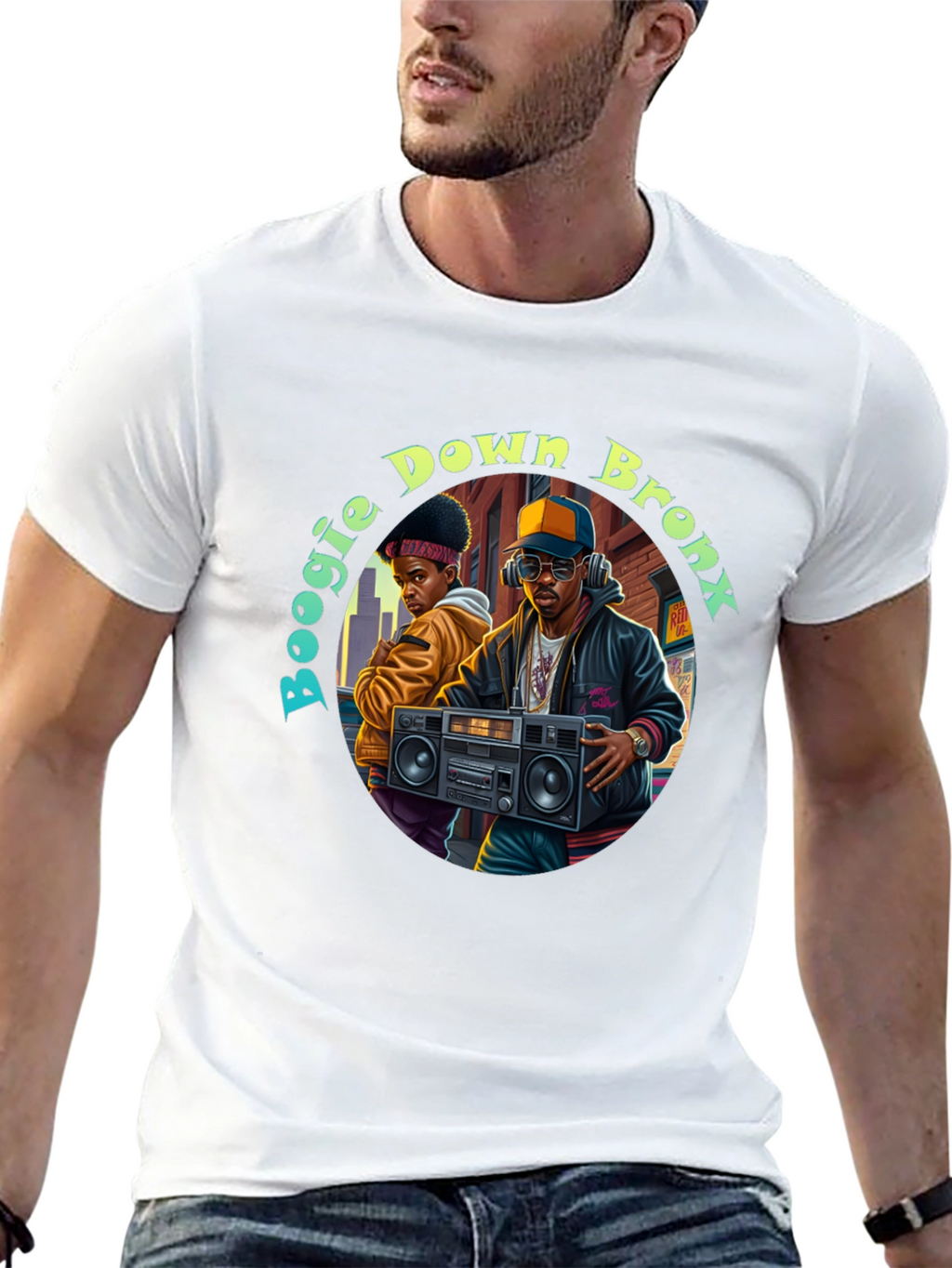 Boogie Down Bronx Graphic T-Shirt