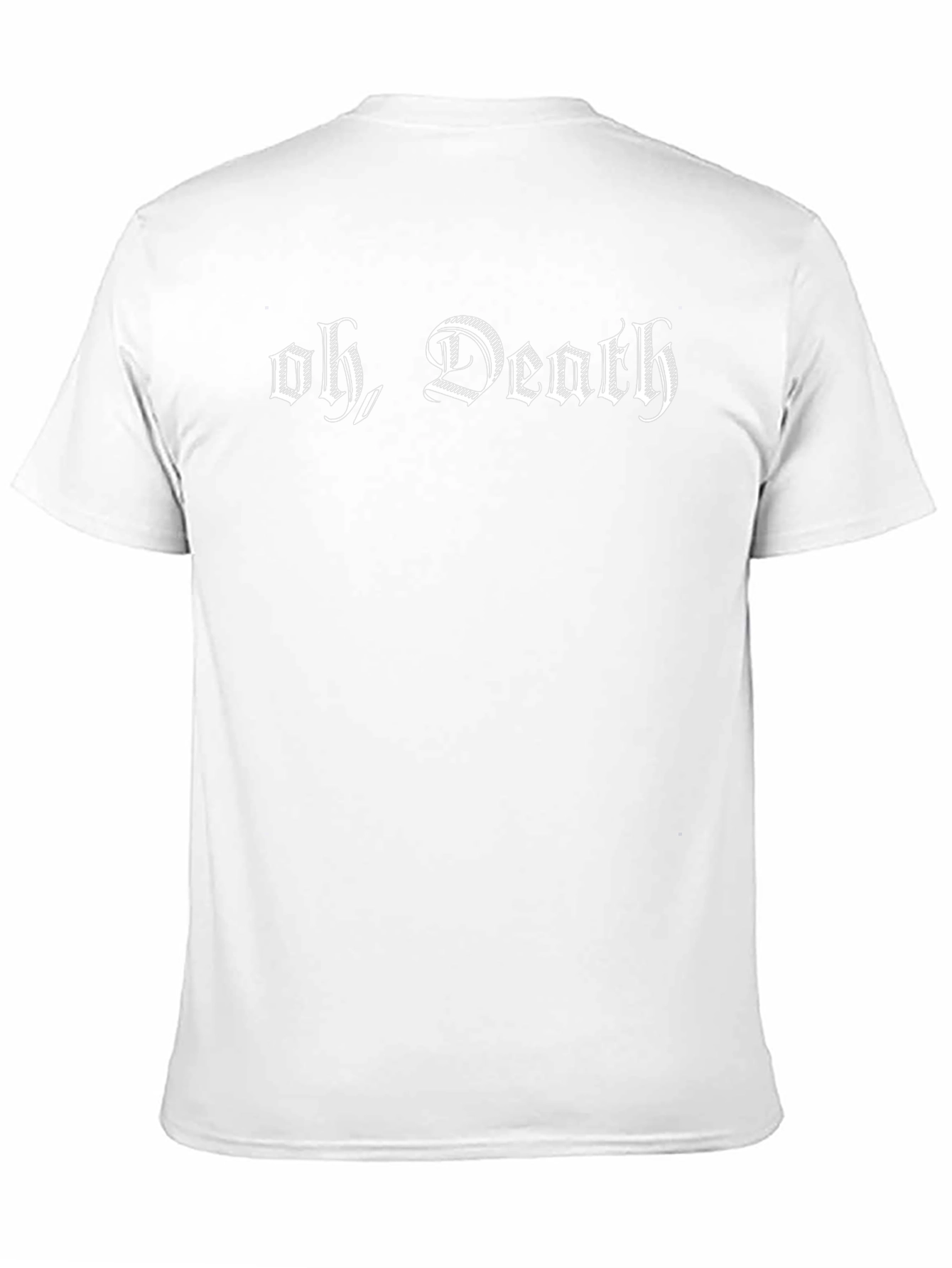 Oh Death Black T-Shirt - Unique Graphic Tee