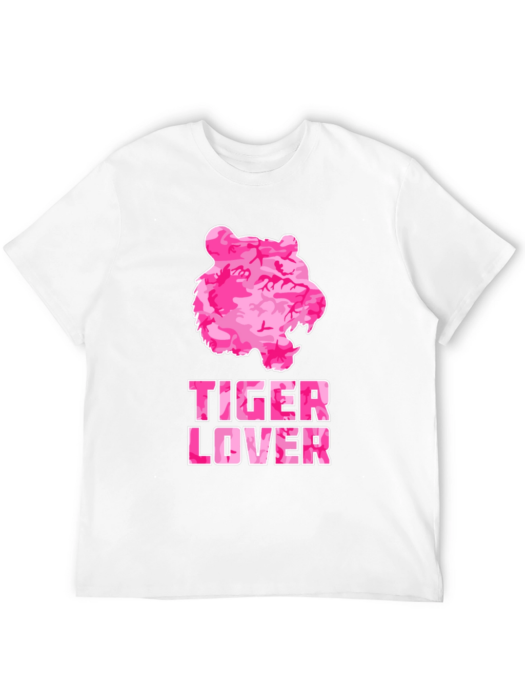 Tiger Lover Camo Print Tee