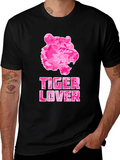 Tiger Lover Camo Print Tee