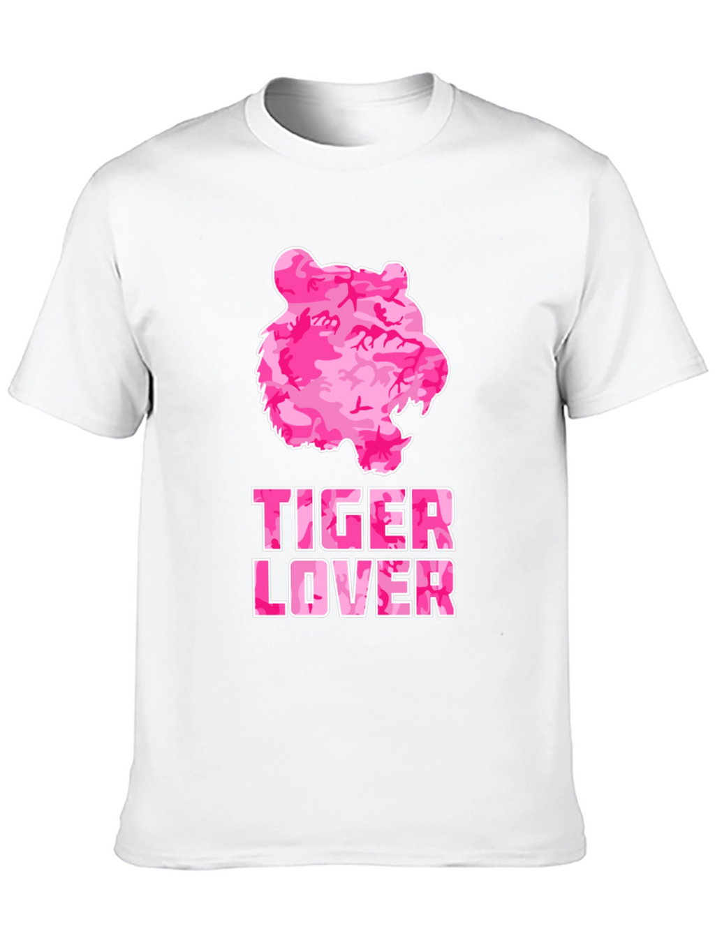 Tiger Lover Camo Print Tee