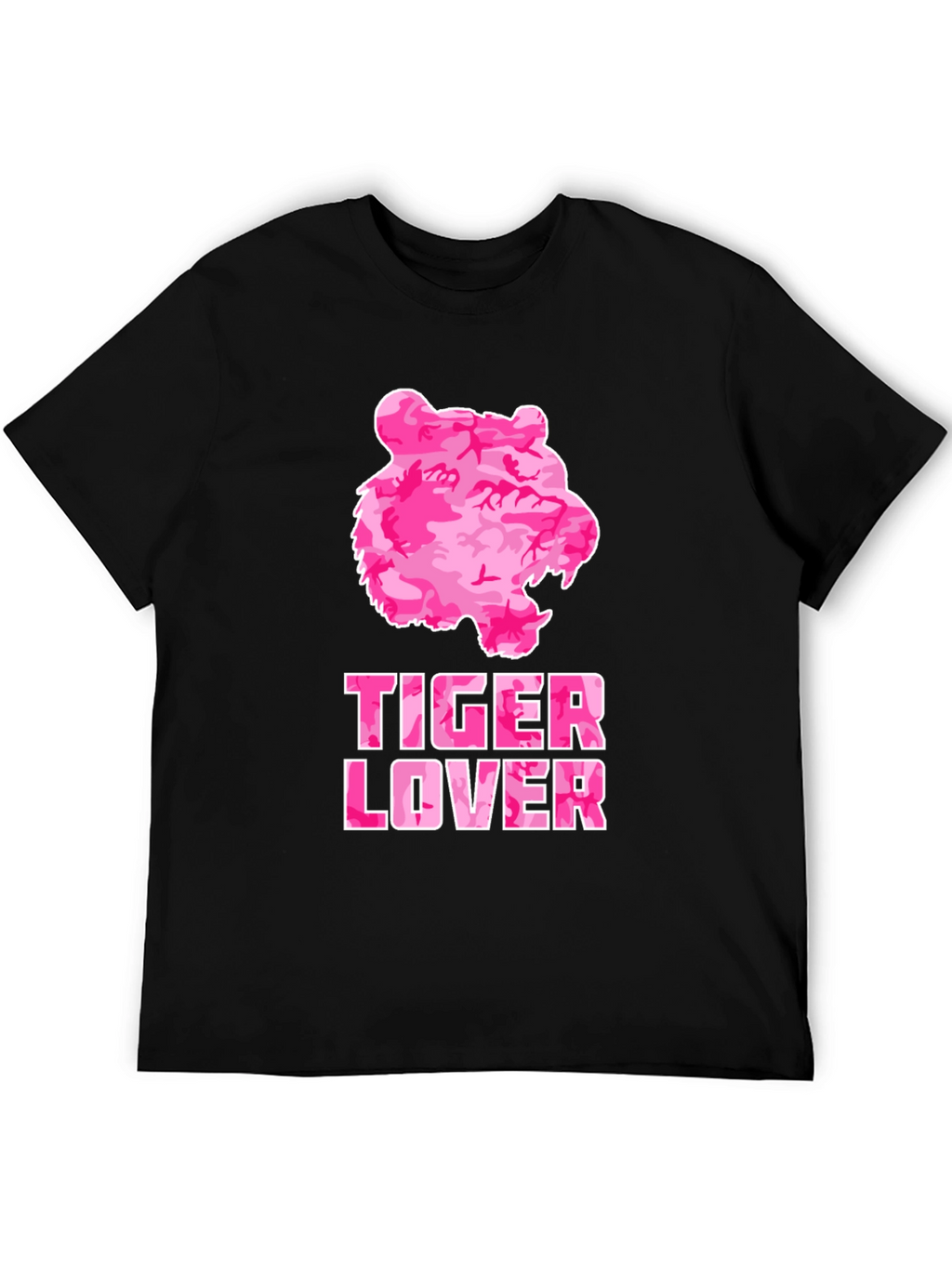 Tiger Lover Camo Print Tee