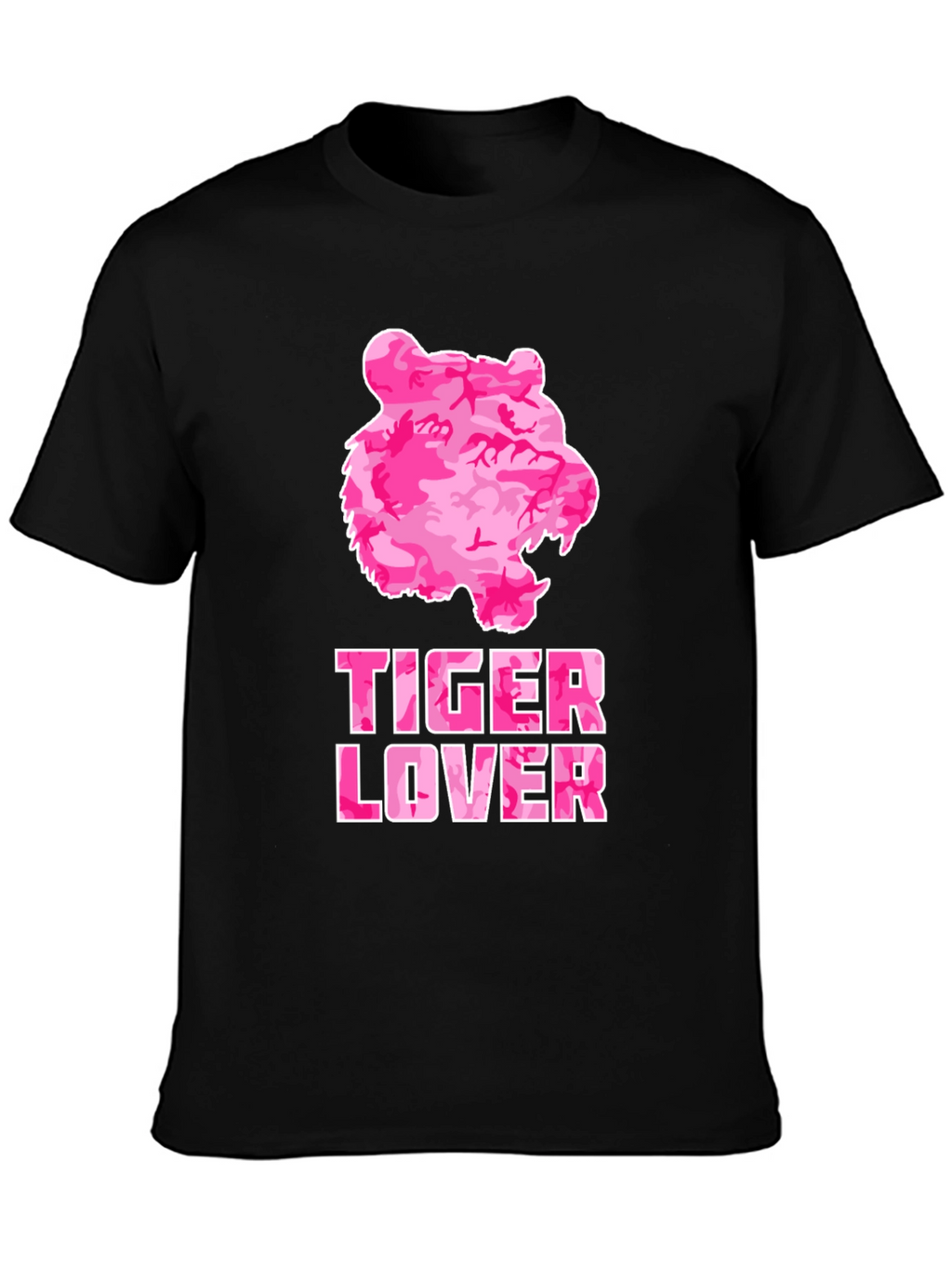Tiger Lover Camo Print Tee