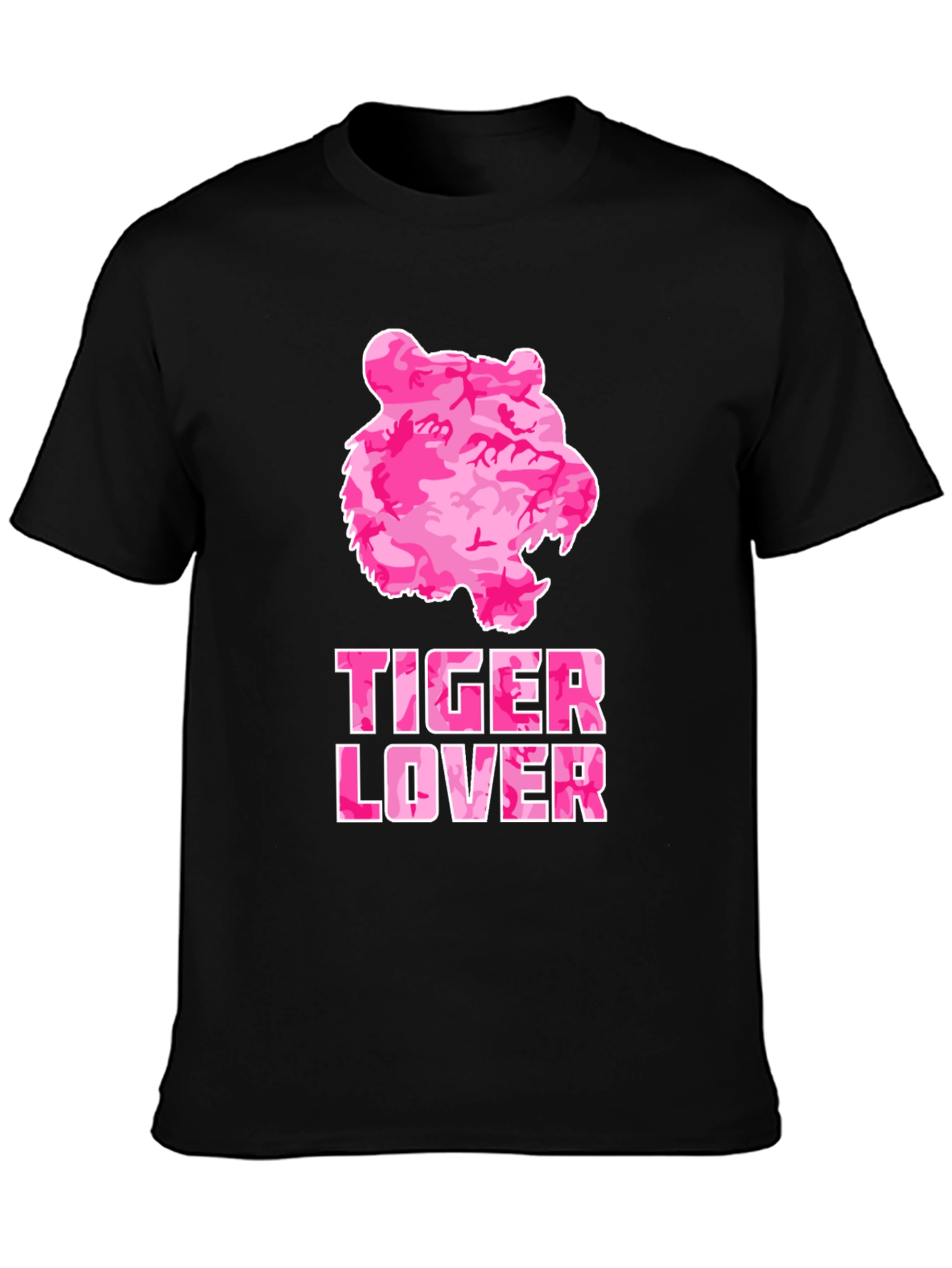Tiger Lover Camo Print Tee