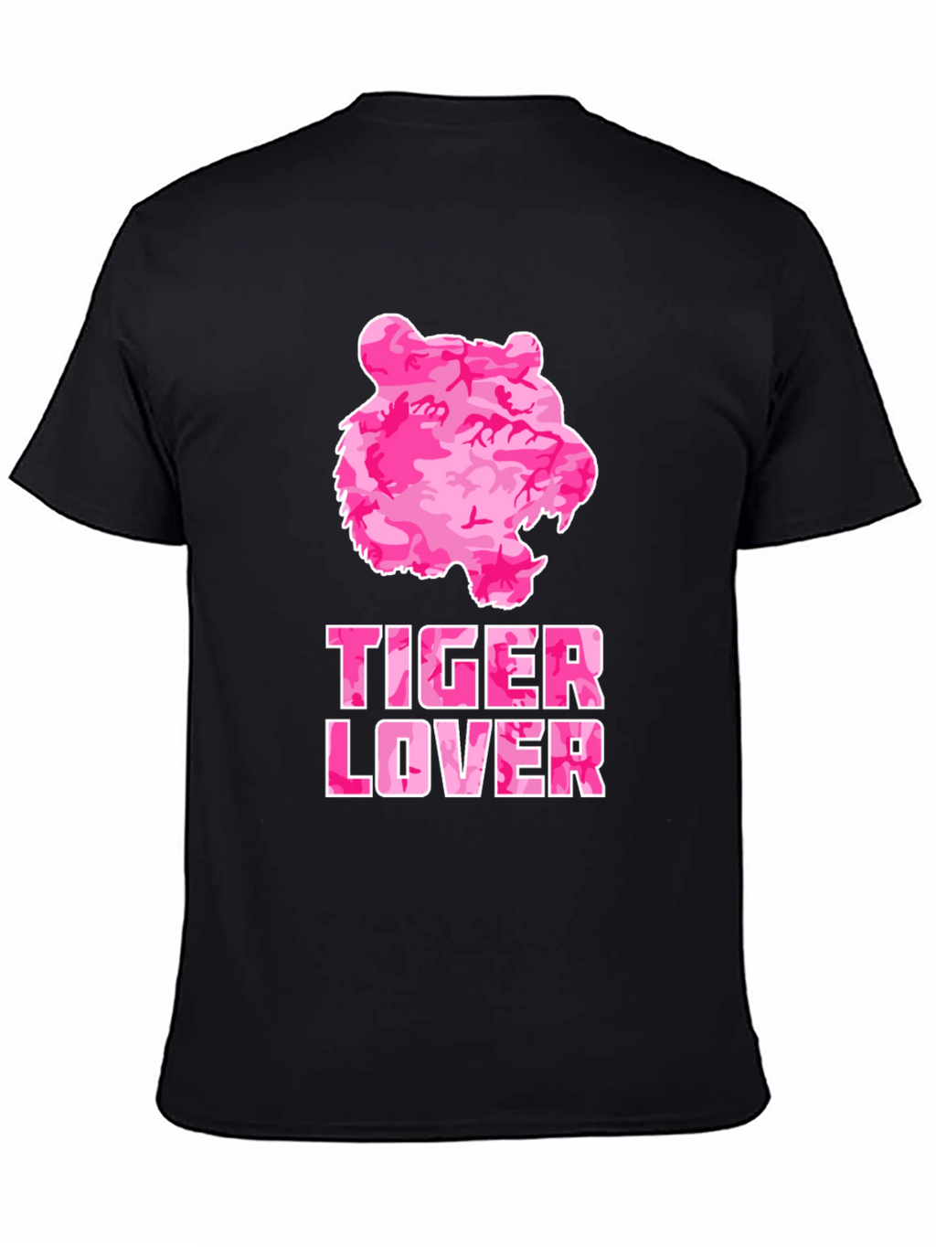 Tiger Lover Camo Print Tee