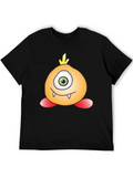 Monster Graphic T-Shirt - Fun One-Eyed Creature Design