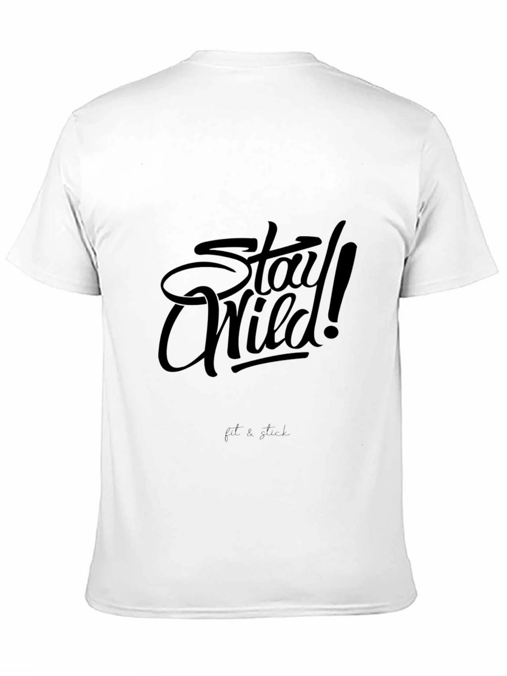 Stay Wild T-Shirt - Black