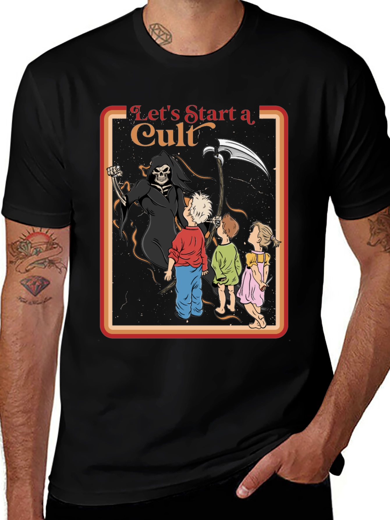 Lets Start a Cult Graphic Tee