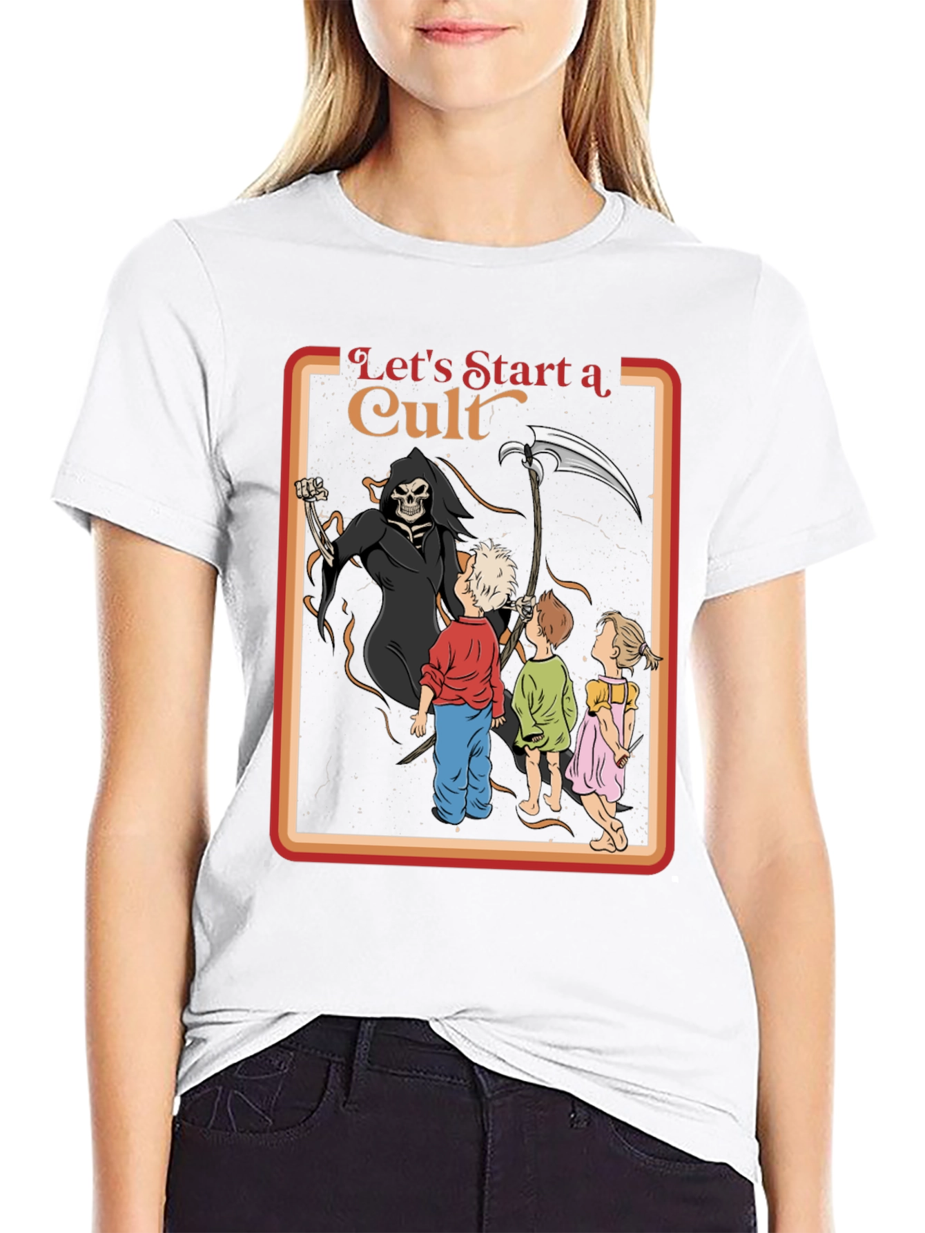 Lets Start a Cult Graphic Tee