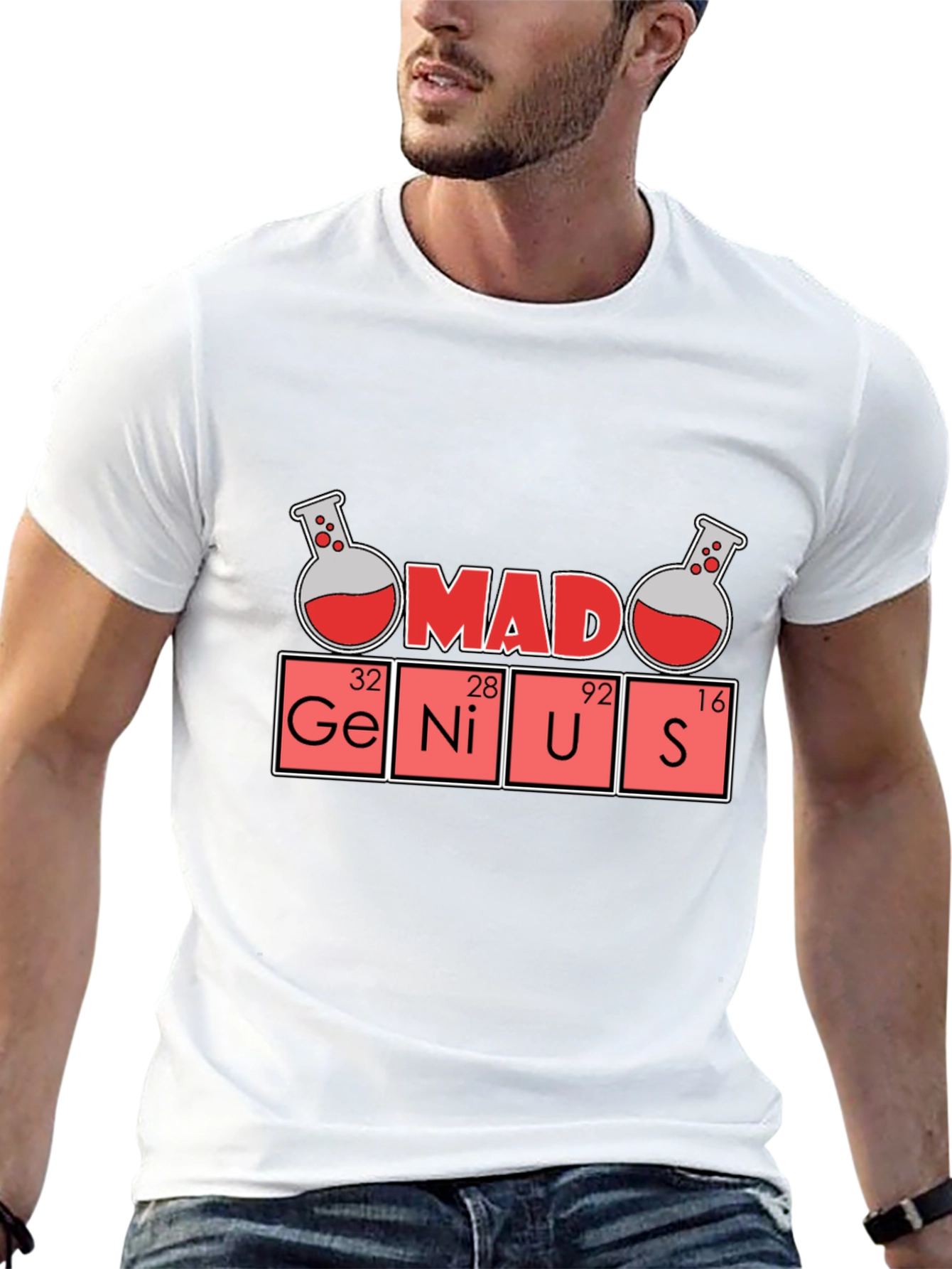Mad Genius Science T-Shirt - Fun Geeky Style