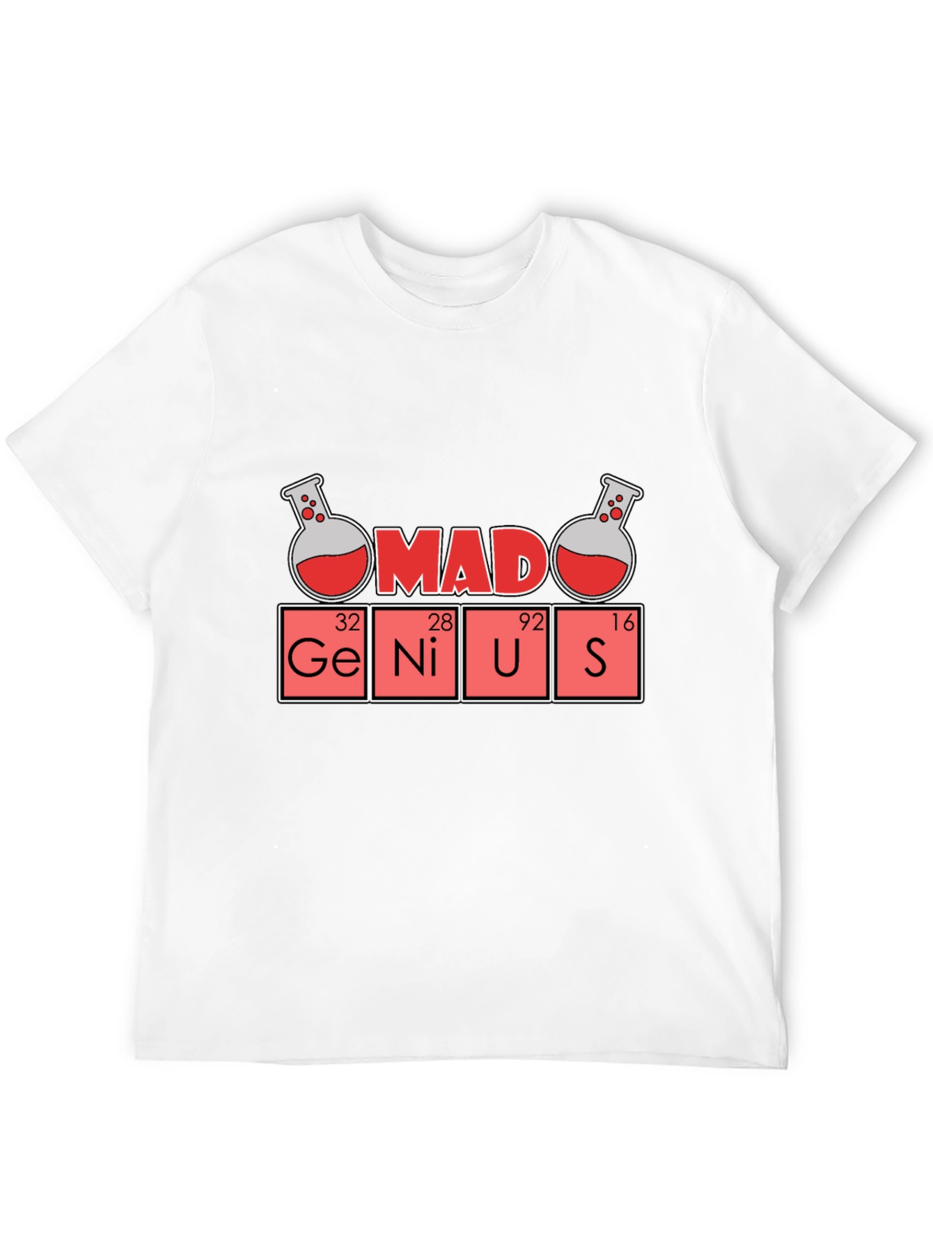 Mad Genius Science T-Shirt - Fun Geeky Style