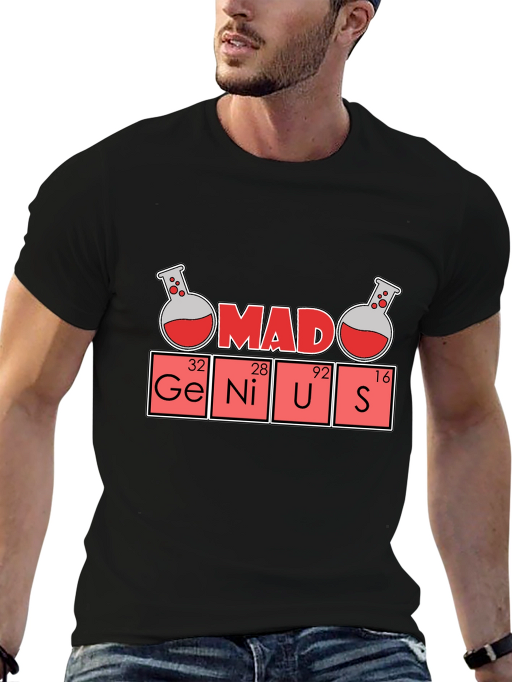 Mad Genius Science T-Shirt - Fun Geeky Style