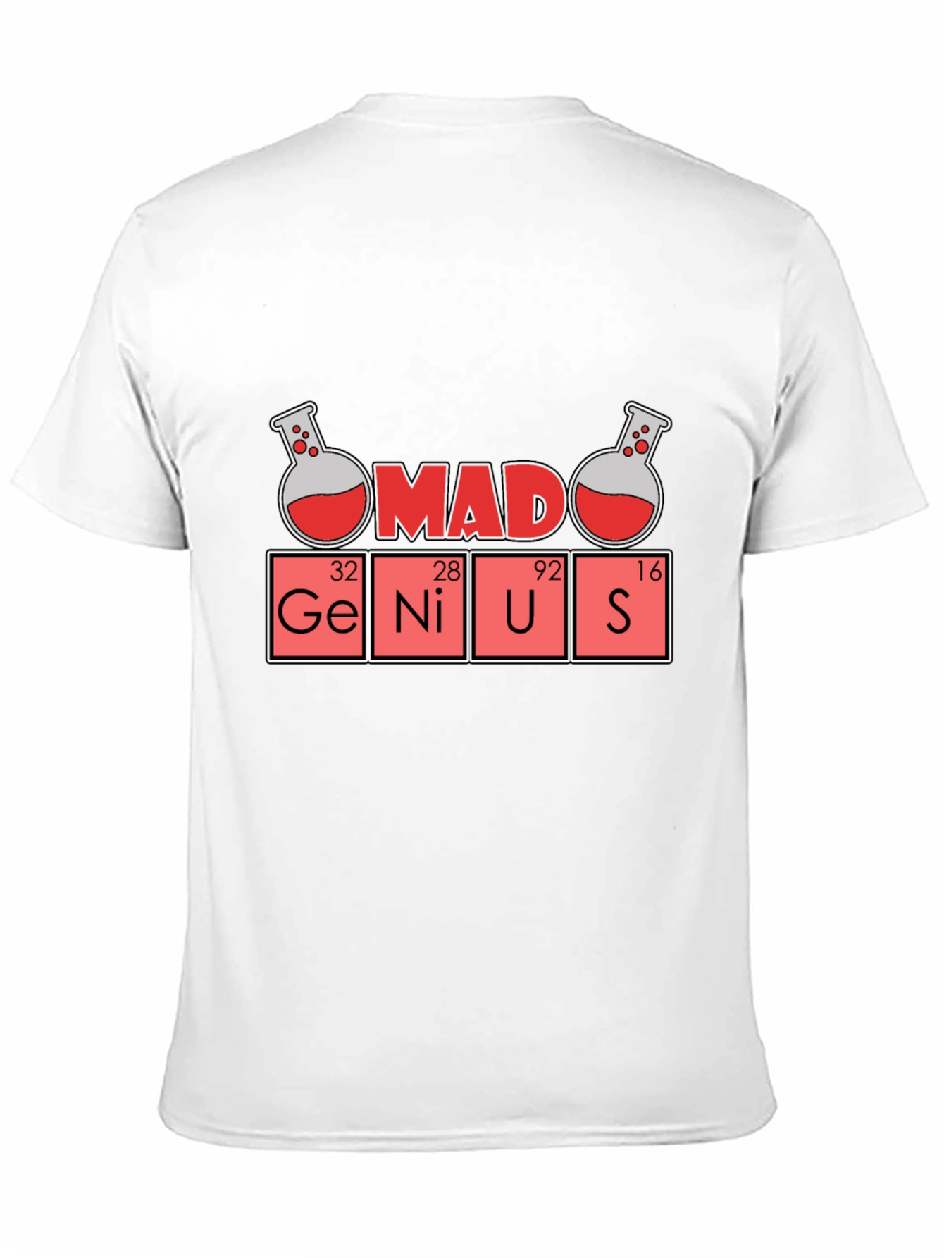 Mad Genius Science T-Shirt - Fun Geeky Style