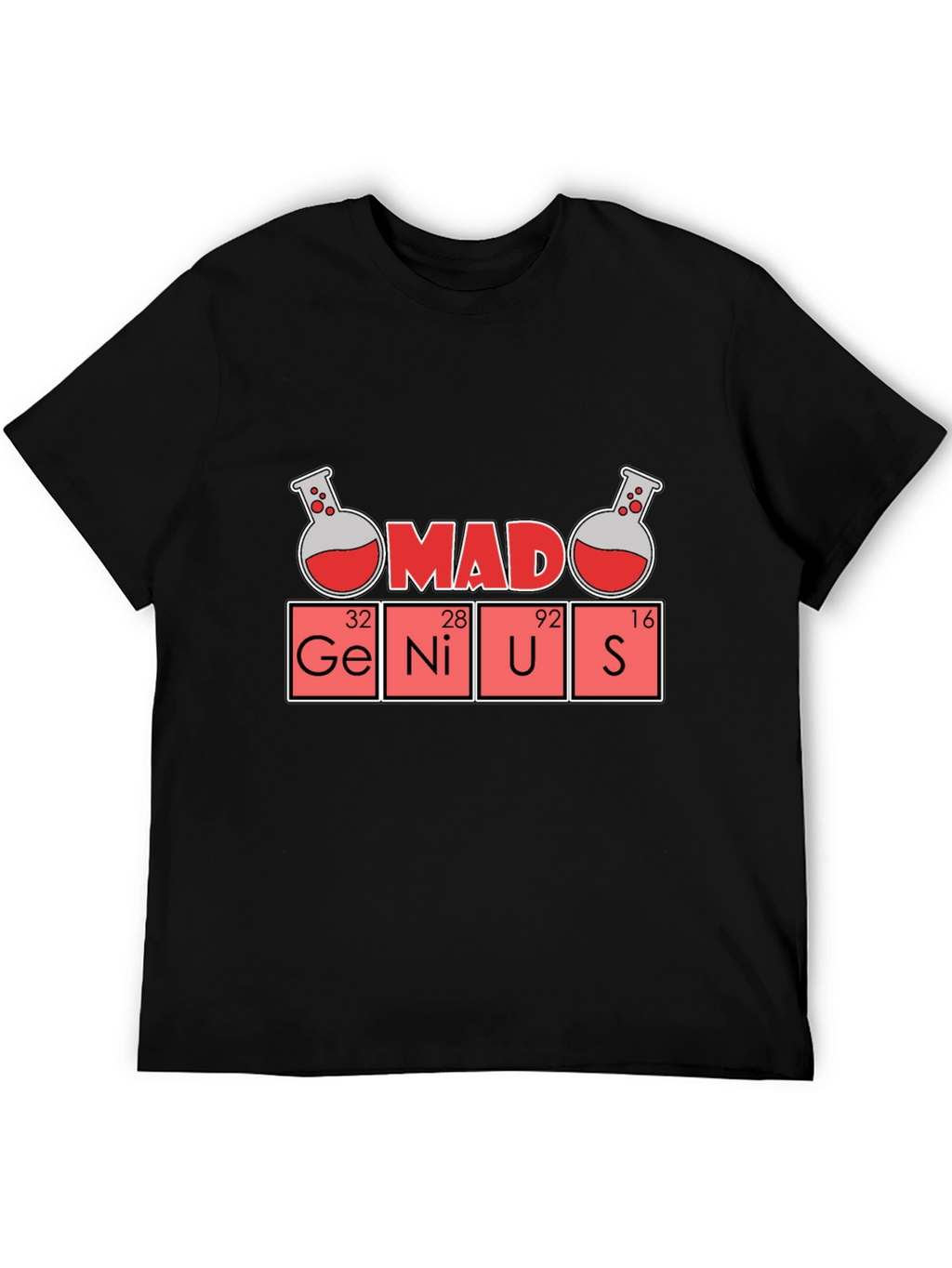 Mad Genius Science T-Shirt - Fun Geeky Style