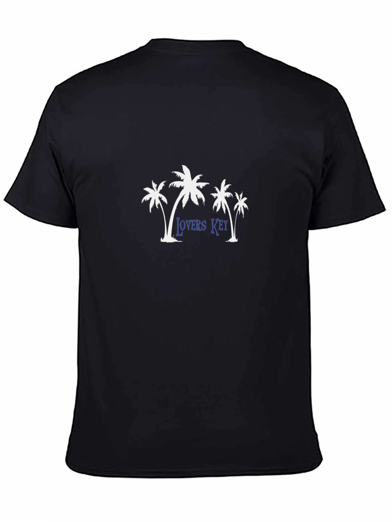 Lovers Key Palm Tree Graphic T-Shirt - Soft Cotton