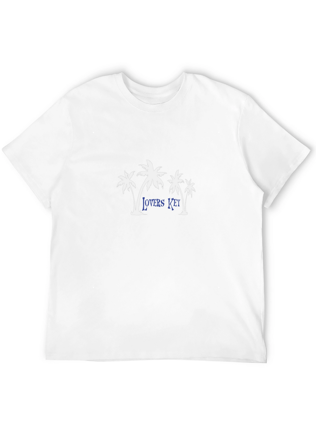 Lovers Key Palm Tree Graphic T-Shirt - Soft Cotton
