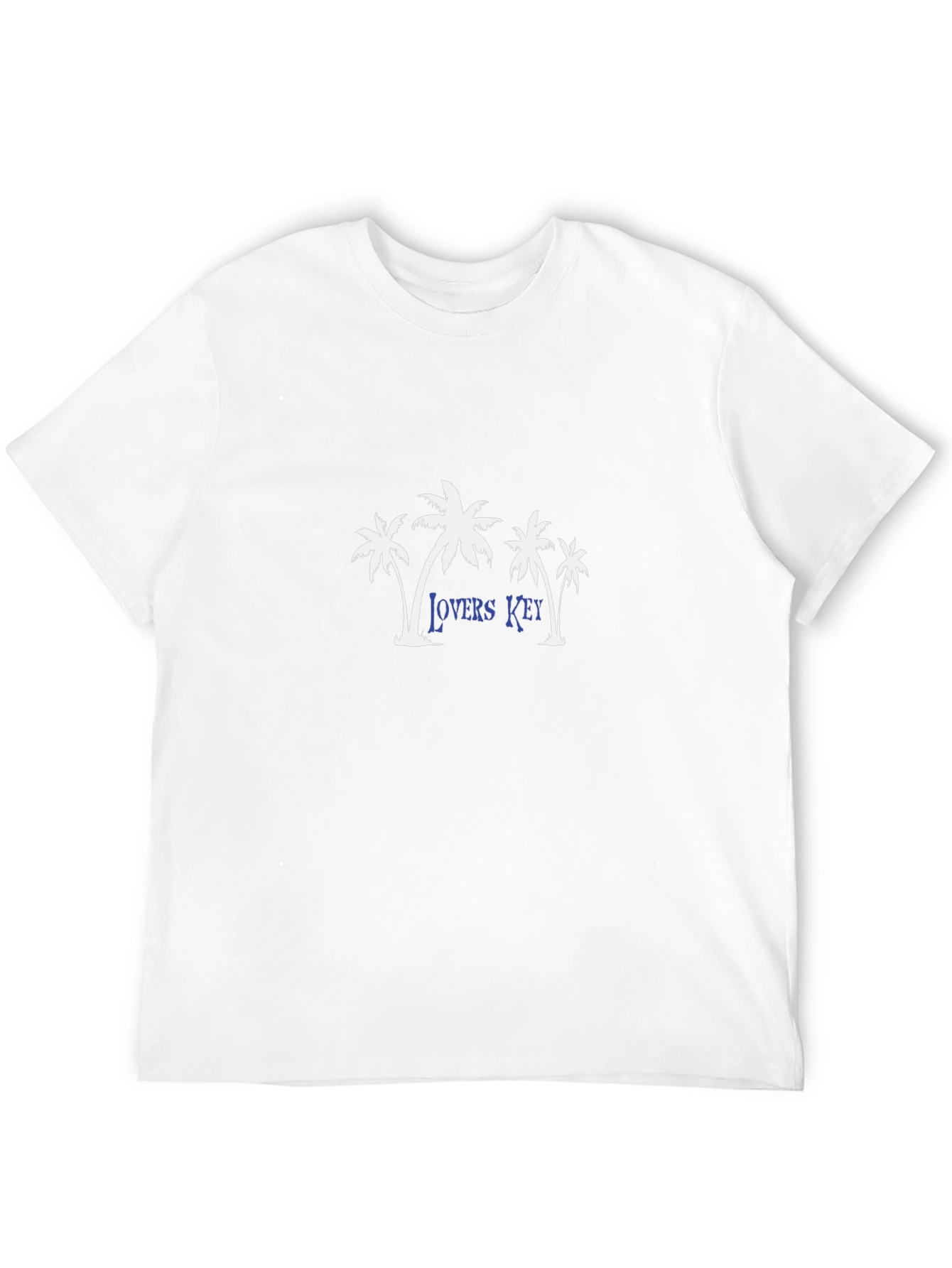 Lovers Key Palm Tree Graphic T-Shirt - Soft Cotton