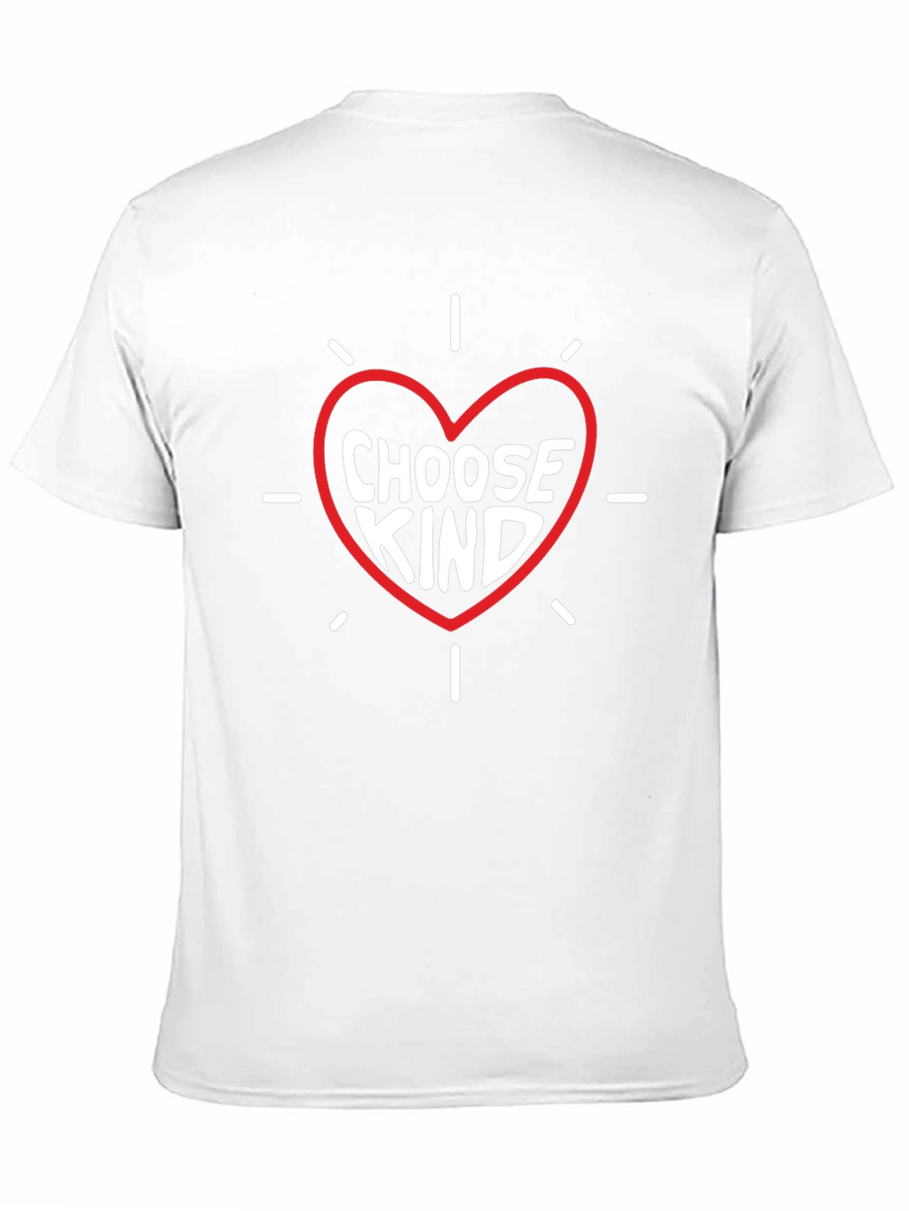 Choose Kind Heart Graphic Tee - Black Cotton Blend
