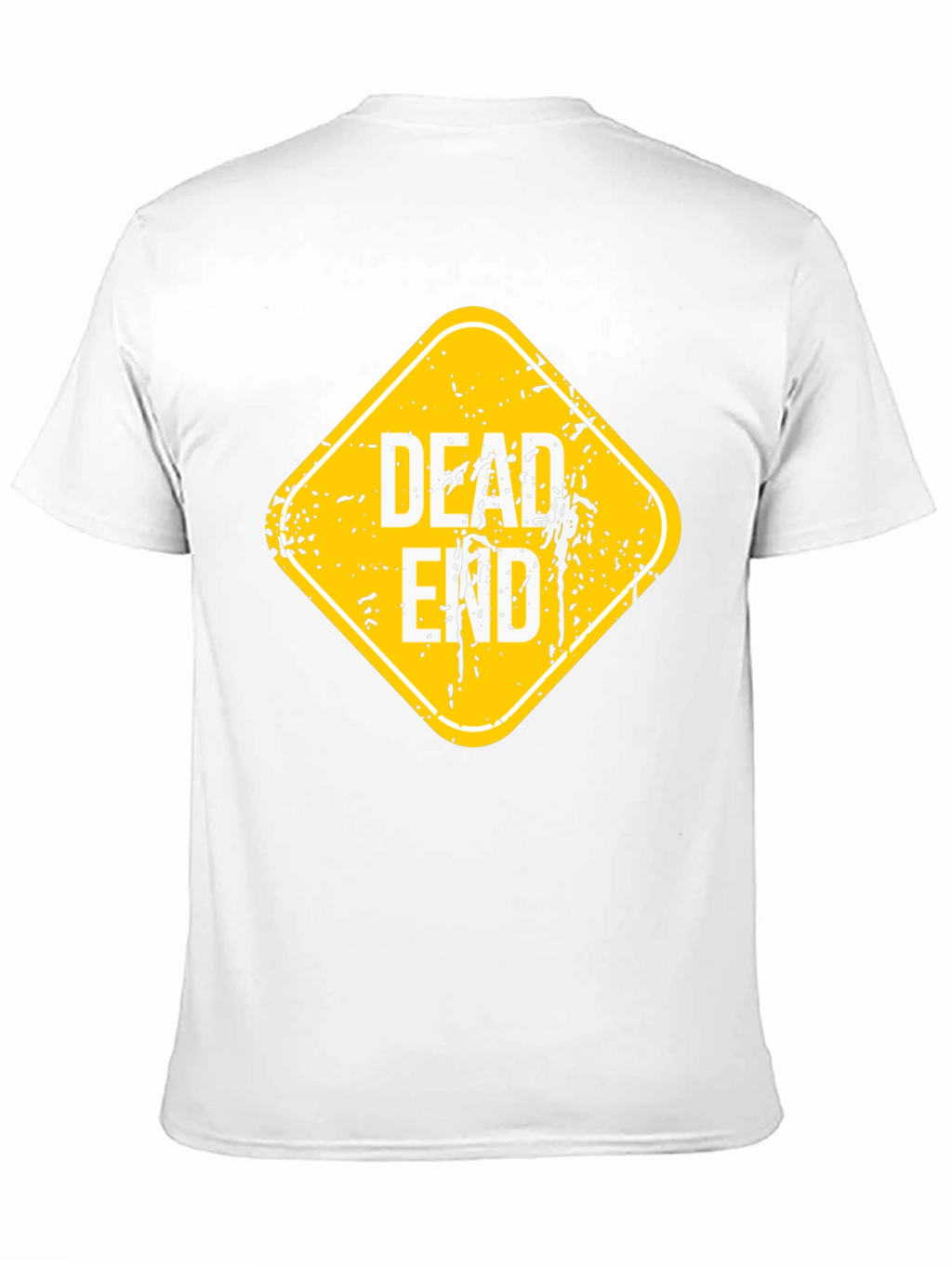 Dead End Sign Graphic T-Shirt - Black Cotton Tee