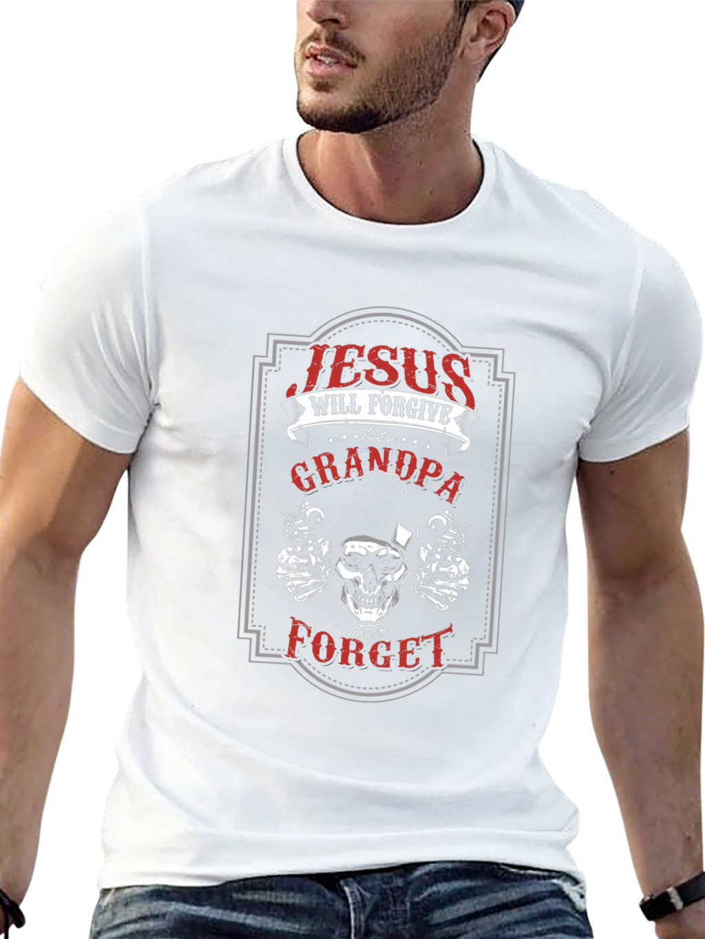 Jesus Will Forgive Grandpa T-Shirt