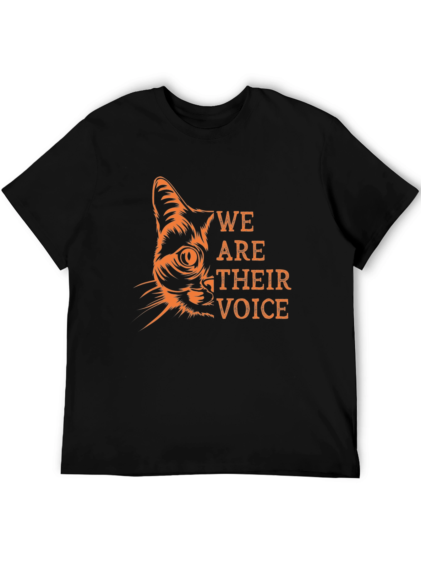 Cat Lover T-Shirt - We Are Their Voice Graphic Tee