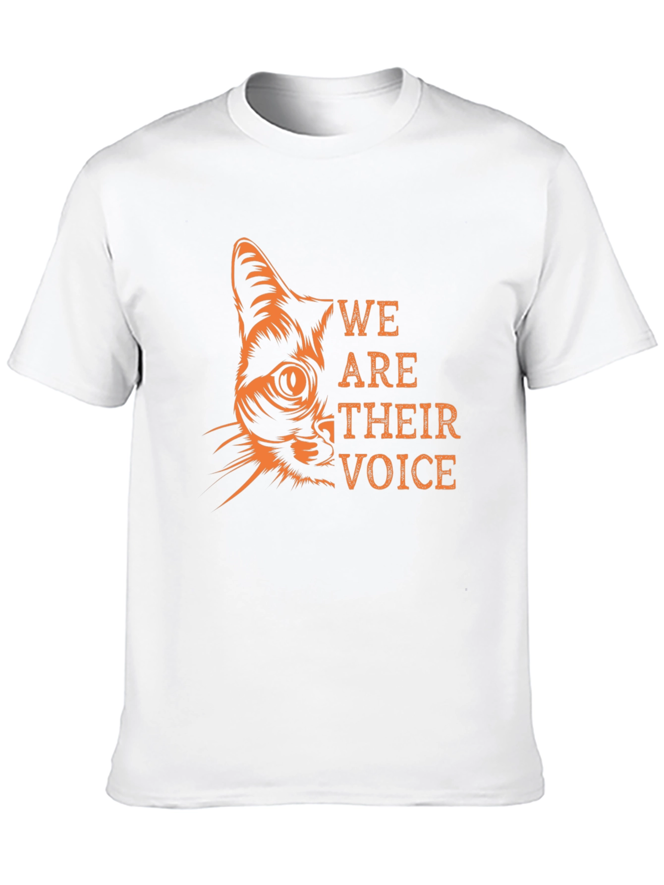 Cat Lover T-Shirt - We Are Their Voice Graphic Tee