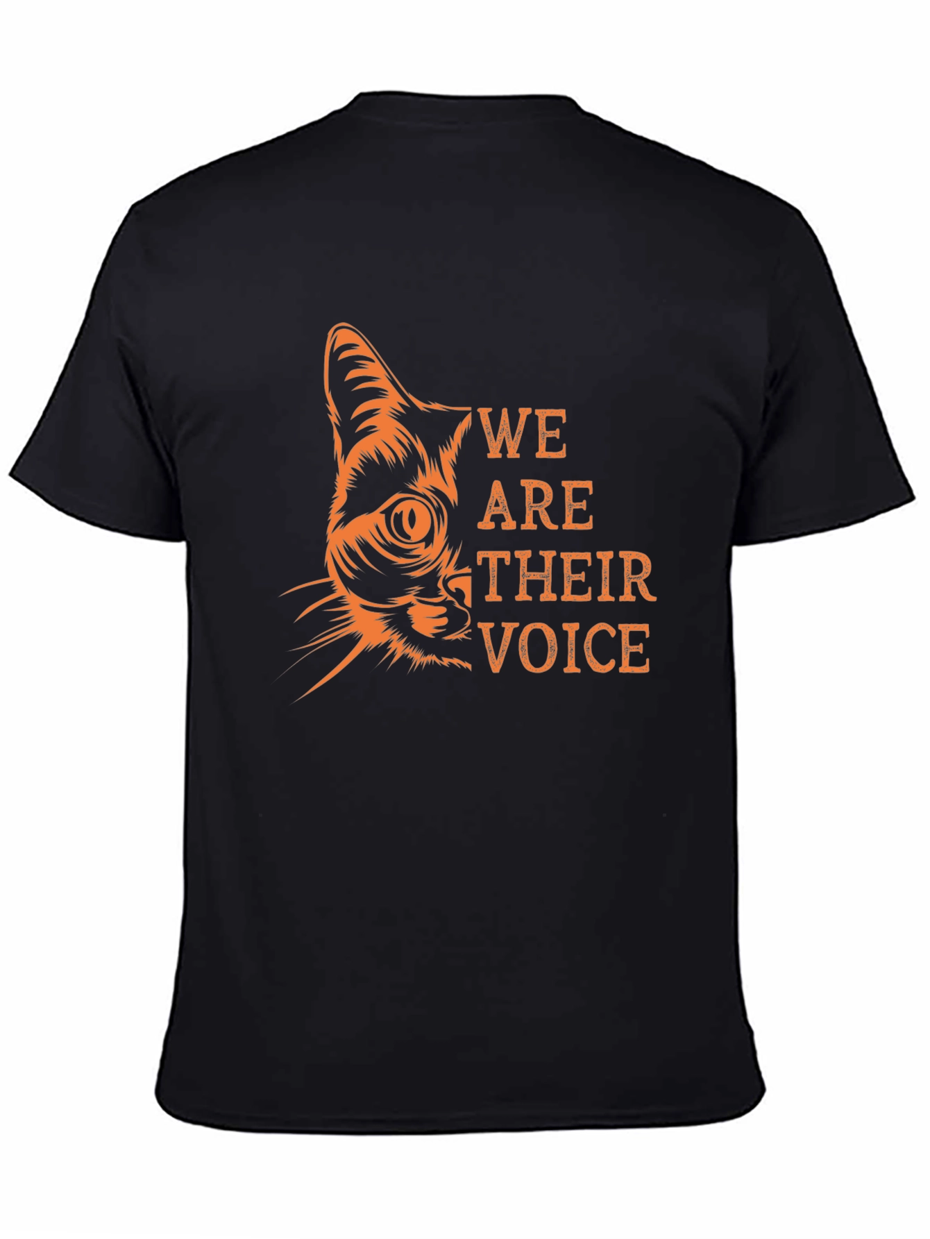 Cat Lover T-Shirt - We Are Their Voice Graphic Tee