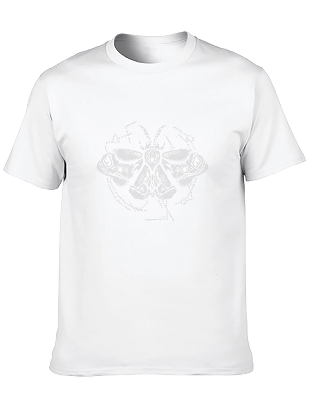 Occult Moth Graphic Black T-Shirt