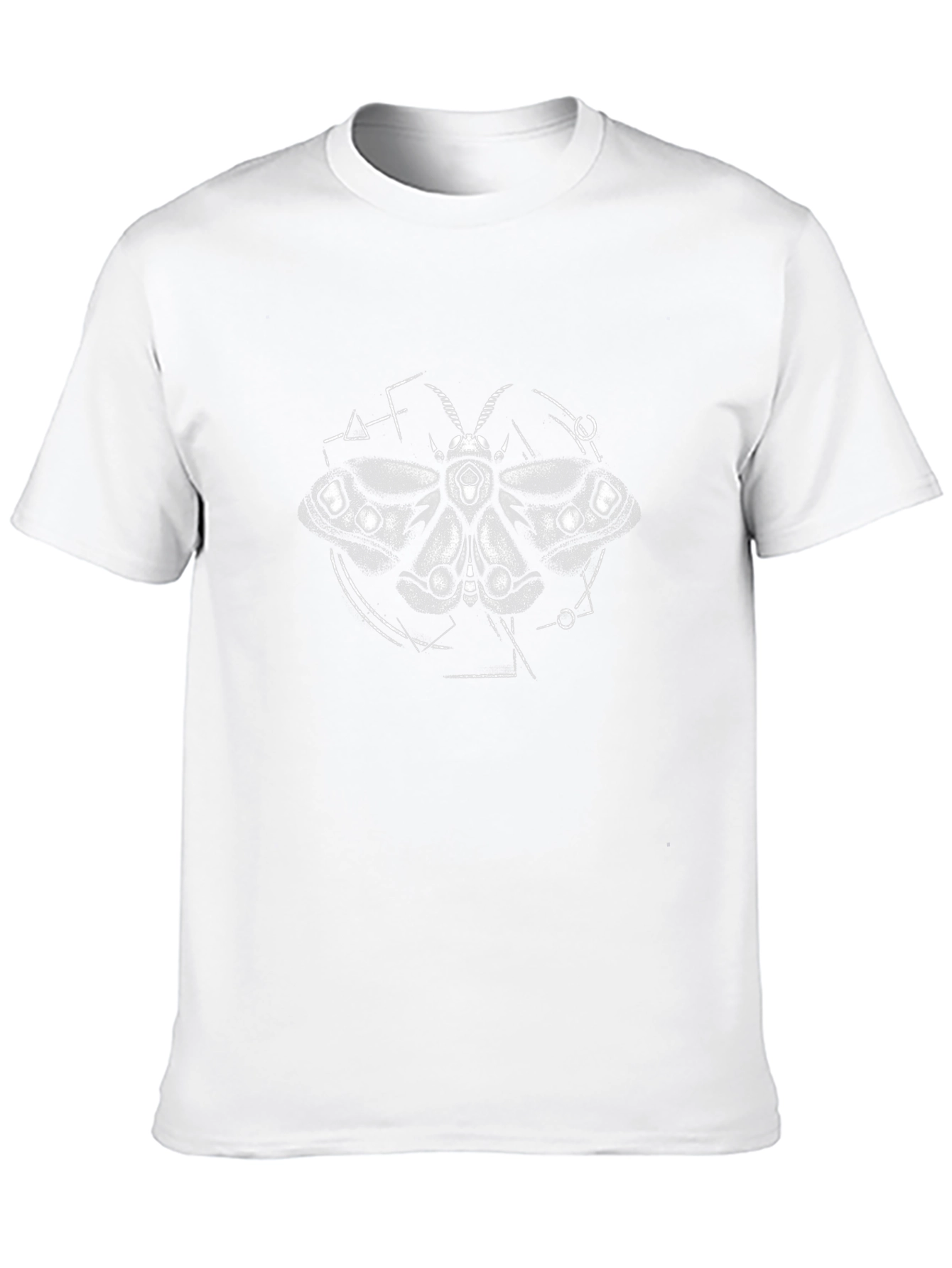 Occult Moth Graphic Black T-Shirt