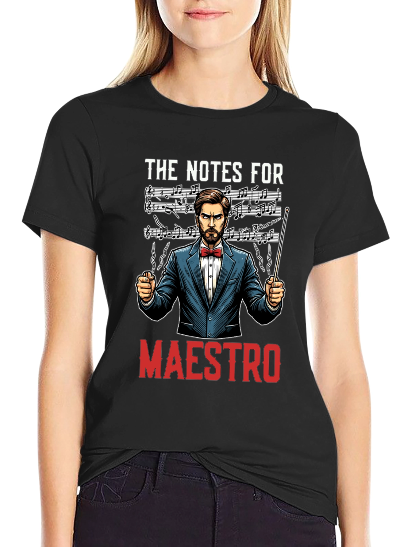 The Notes For Maestro T-Shirt - Conductor Music Tee