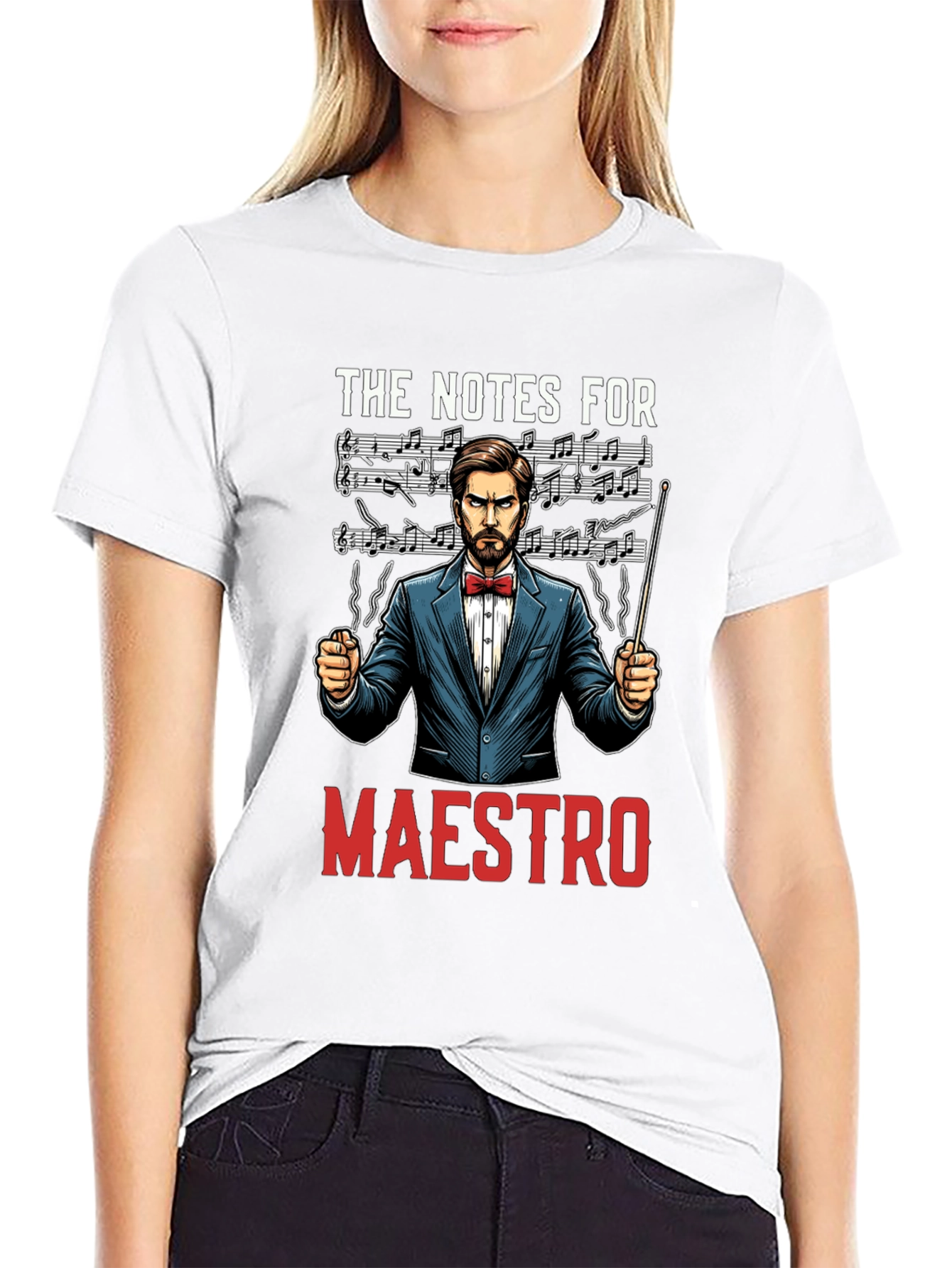 The Notes For Maestro T-Shirt - Conductor Music Tee