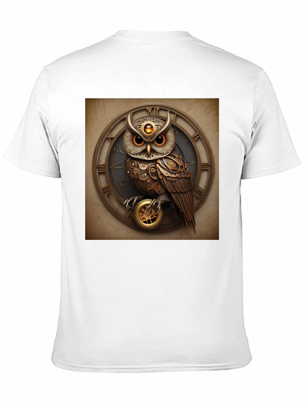 Steampunk Owl Clockwork T-Shirt