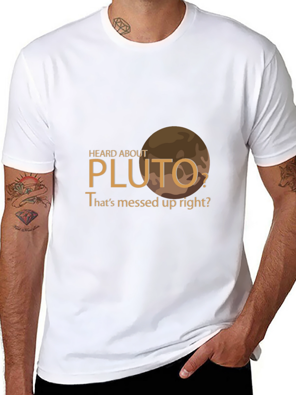 Heard About Pluto? Graphic T-Shirt