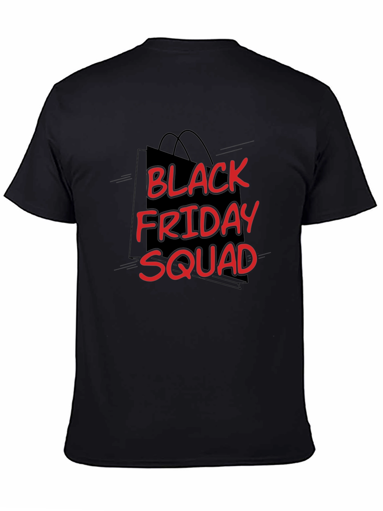 Black Friday Squad Graphic Tee - Stylish Holiday Shopping Shirt