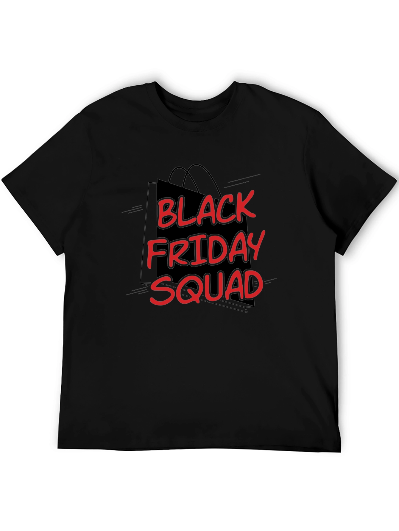 Black Friday Squad Graphic Tee - Stylish Holiday Shopping Shirt