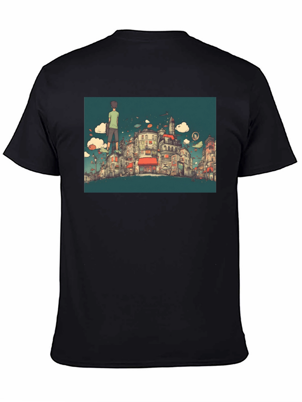 Cityscape T-Shirt - Quirky Urban Design