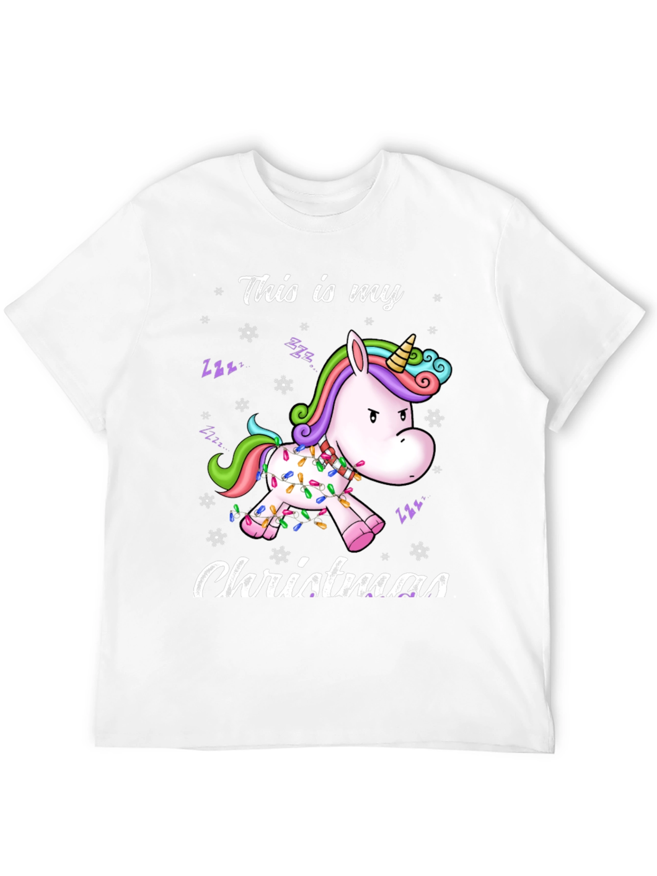 Unicorn Christmas T-Shirt Funny Holiday Tee
