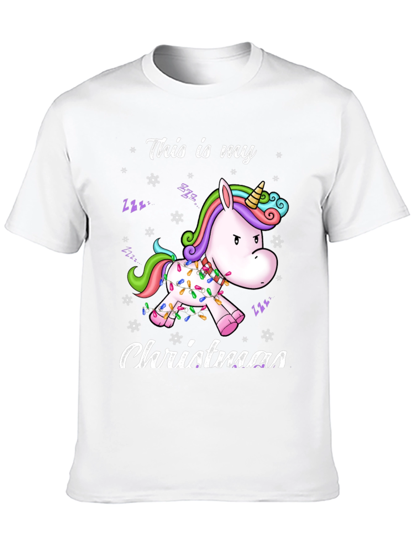 Unicorn Christmas T-Shirt Funny Holiday Tee