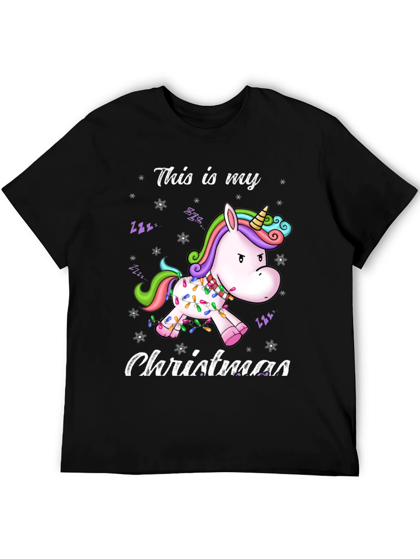 Unicorn Christmas T-Shirt Funny Holiday Tee