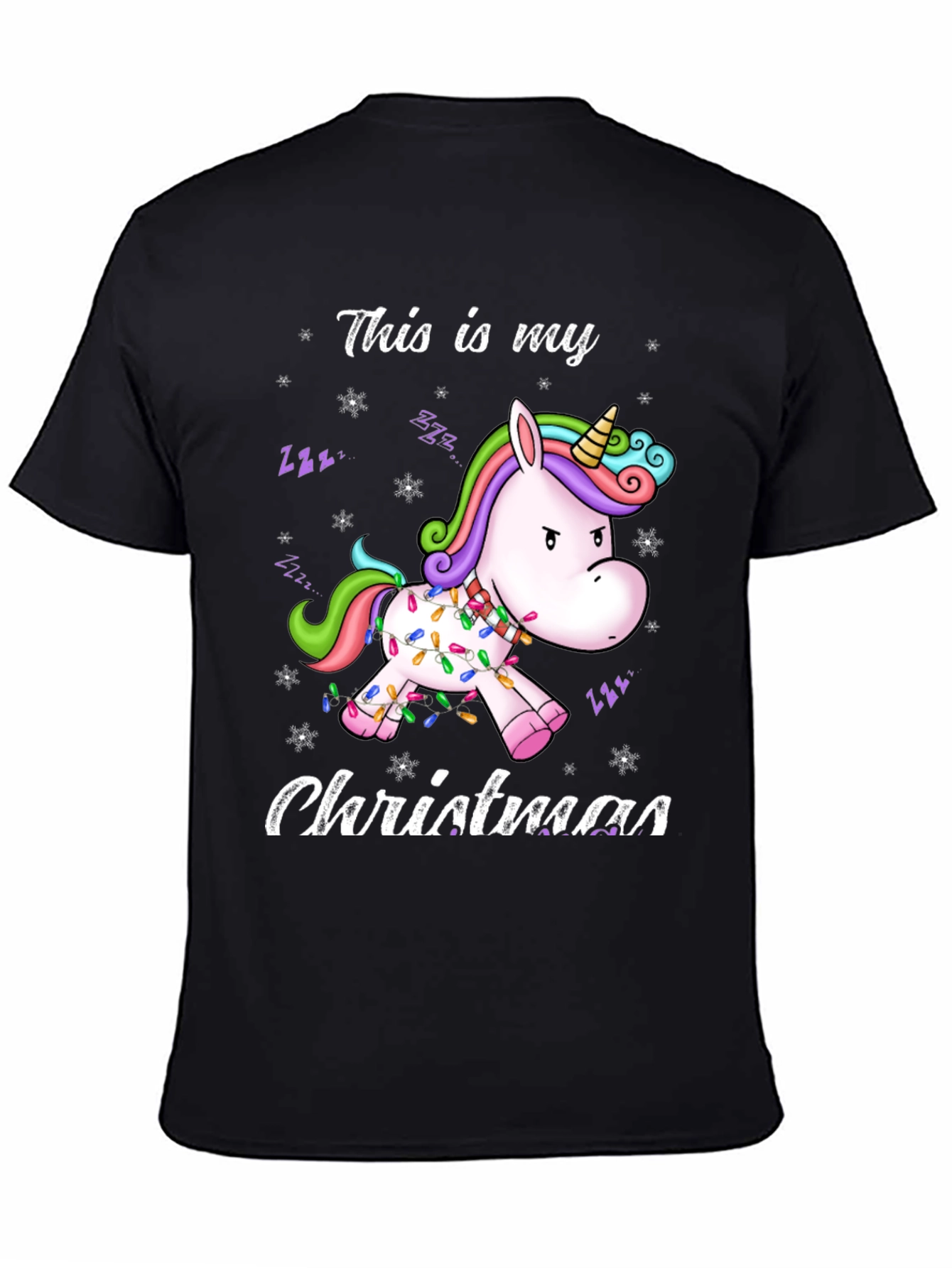 Unicorn Christmas T-Shirt Funny Holiday Tee
