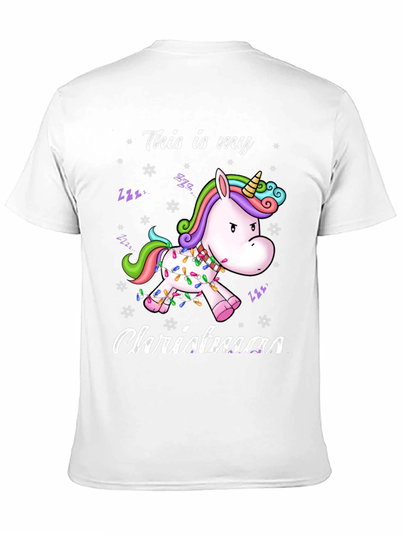 Unicorn Christmas T-Shirt Funny Holiday Tee