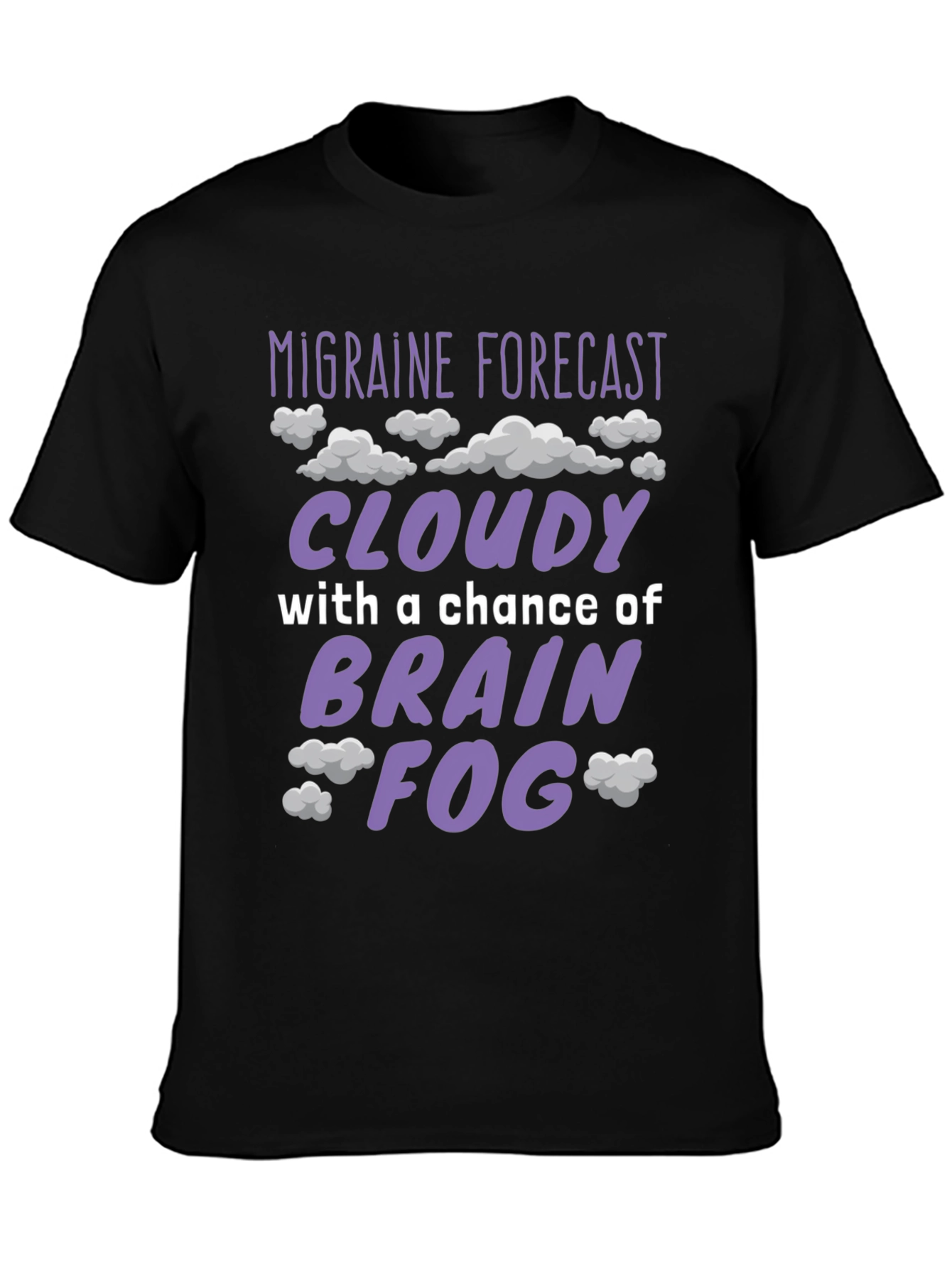 Migraine Forecast Funny Graphic T-Shirt